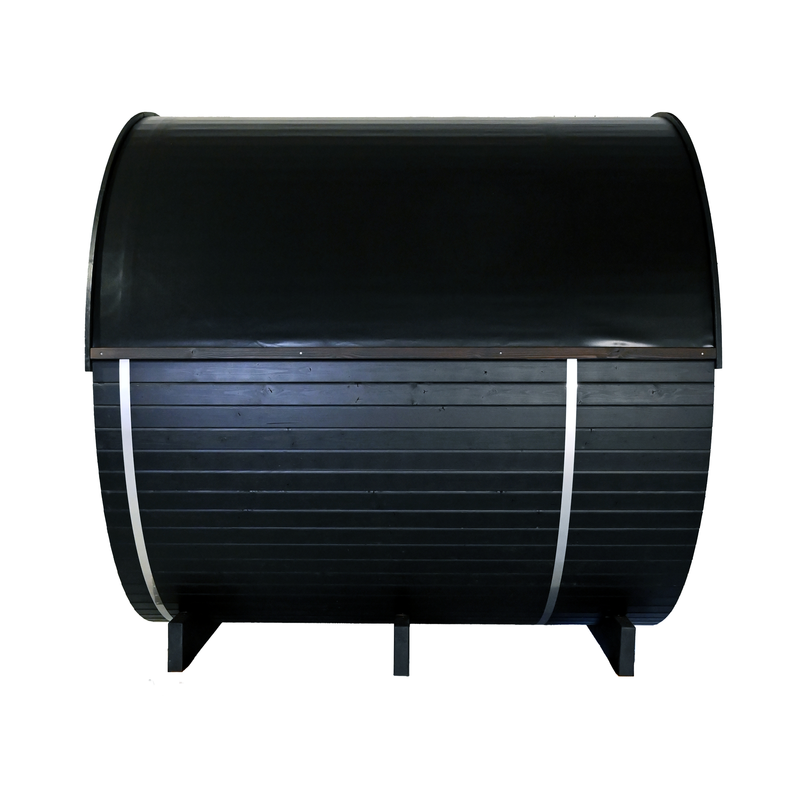 Thermory 4 person Barrel Sauna No. 60 Ignite DIY Kit with window & porch