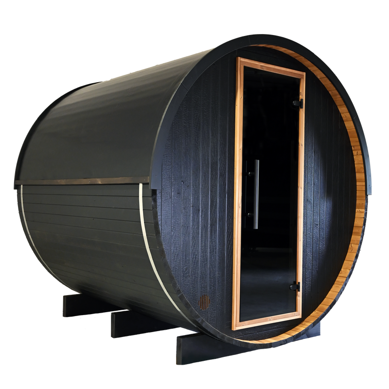 Thermory 4 person No. 52 Ignite Barrel Sauna DIY kit with window