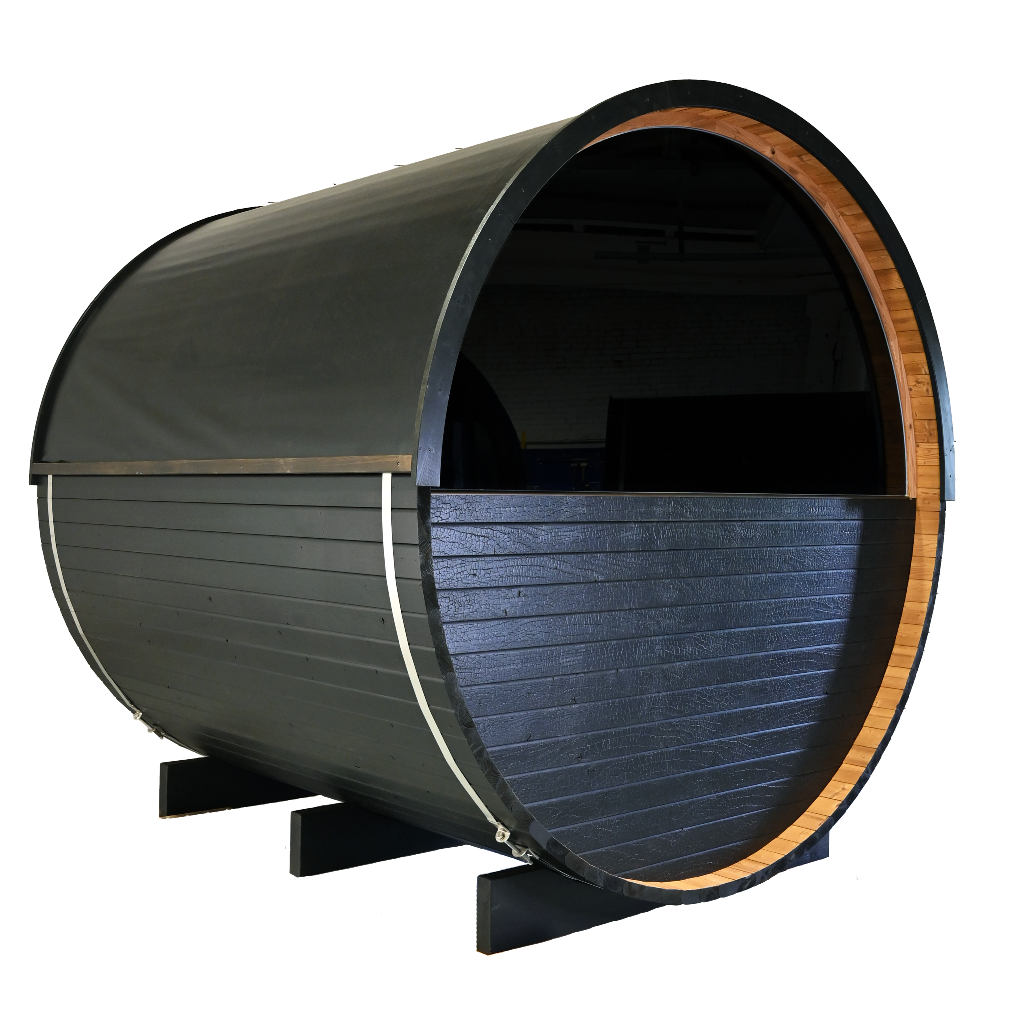 Thermory 6 person Barrel Sauna No. 62 Ignite DIY kit with window