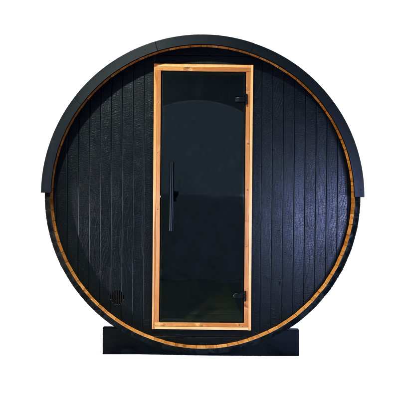 Thermory 4 person No. 52 Ignite Barrel Sauna DIY kit with window