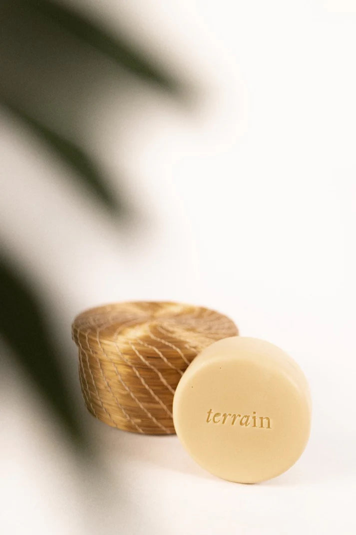 TERRAIN - C A L M A . Soothing Lotion Bar with Copaiba and Cupuacu