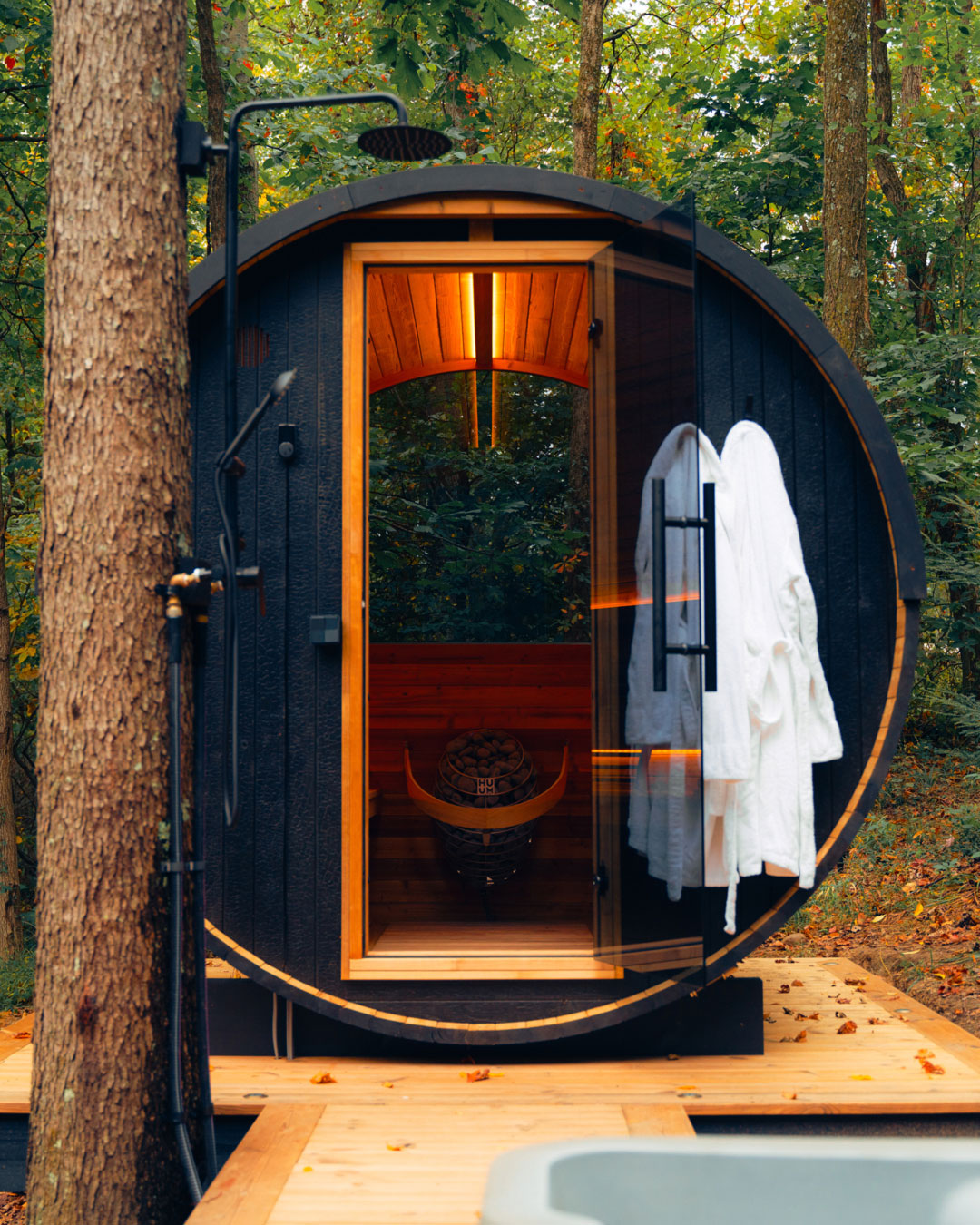 Thermory 2 Person Barrel Sauna No. 54 Ignite DIY Kit With Window