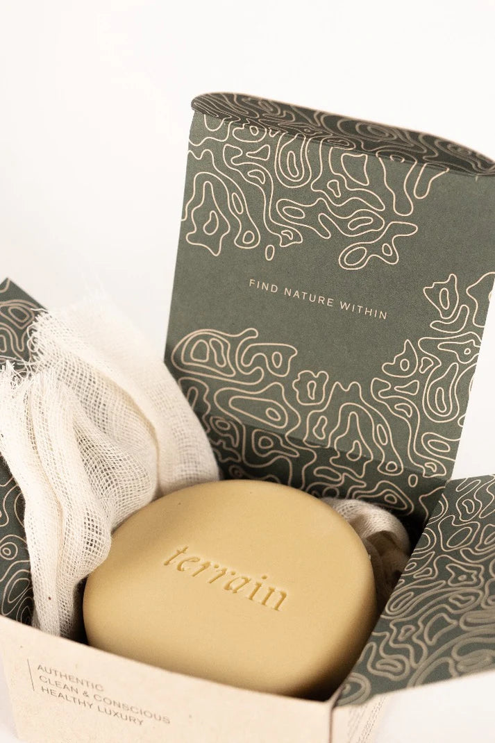 TERRAIN - C A L M A . Soothing Lotion Bar with Copaiba and Cupuacu