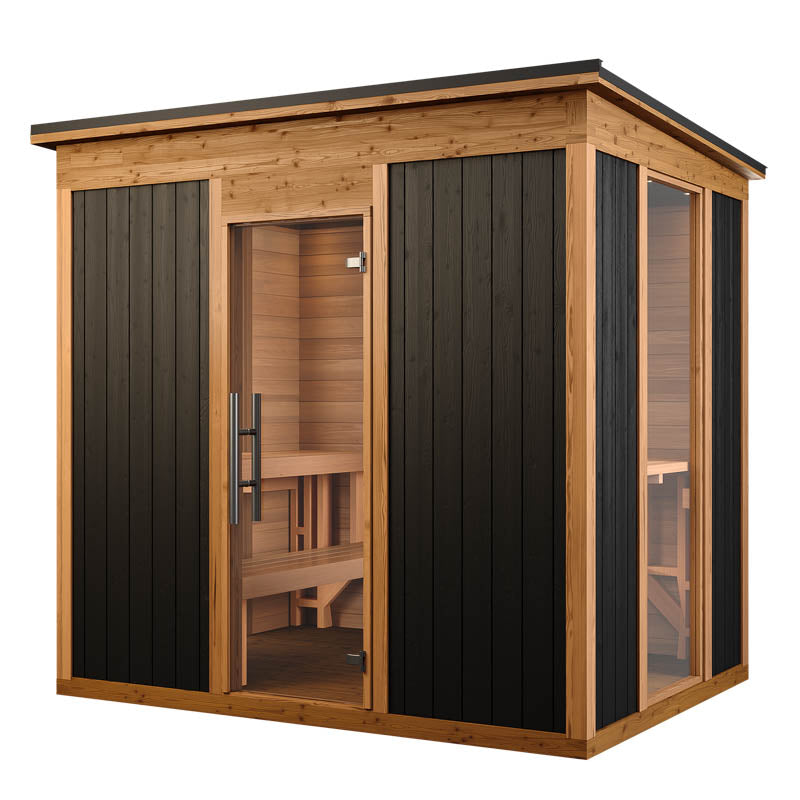 Thermory Mod6 Modern Athletic with IKI stove - Superior Saunas
