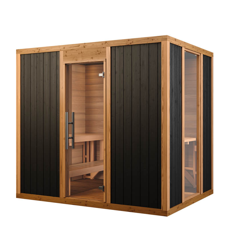 Thermory Mod6 Modern Athletic with IKI stove - Superior Saunas
