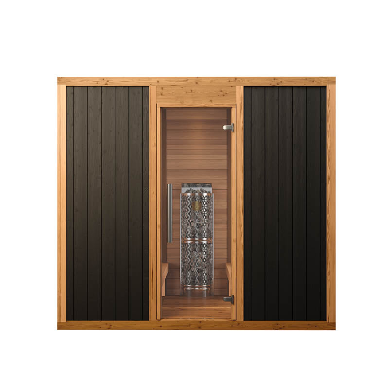Thermory Mod6 Modern Athletic with IKI stove - Superior Saunas