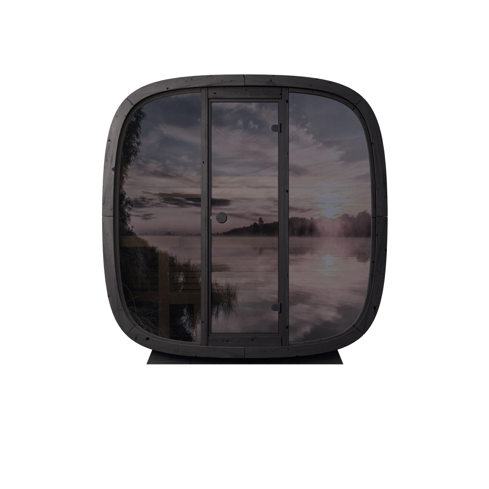 Leil, Black Cube Classic 4-5 person sauna - Superior Saunas