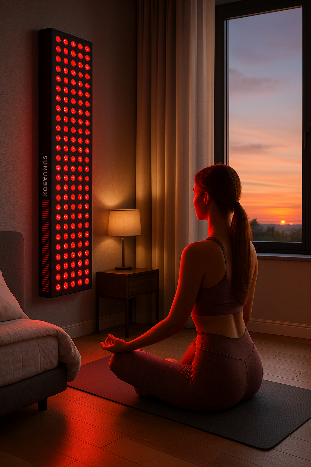 SaunaBox - The Nova XL: Full Body Red Light Panel with Near Infrared