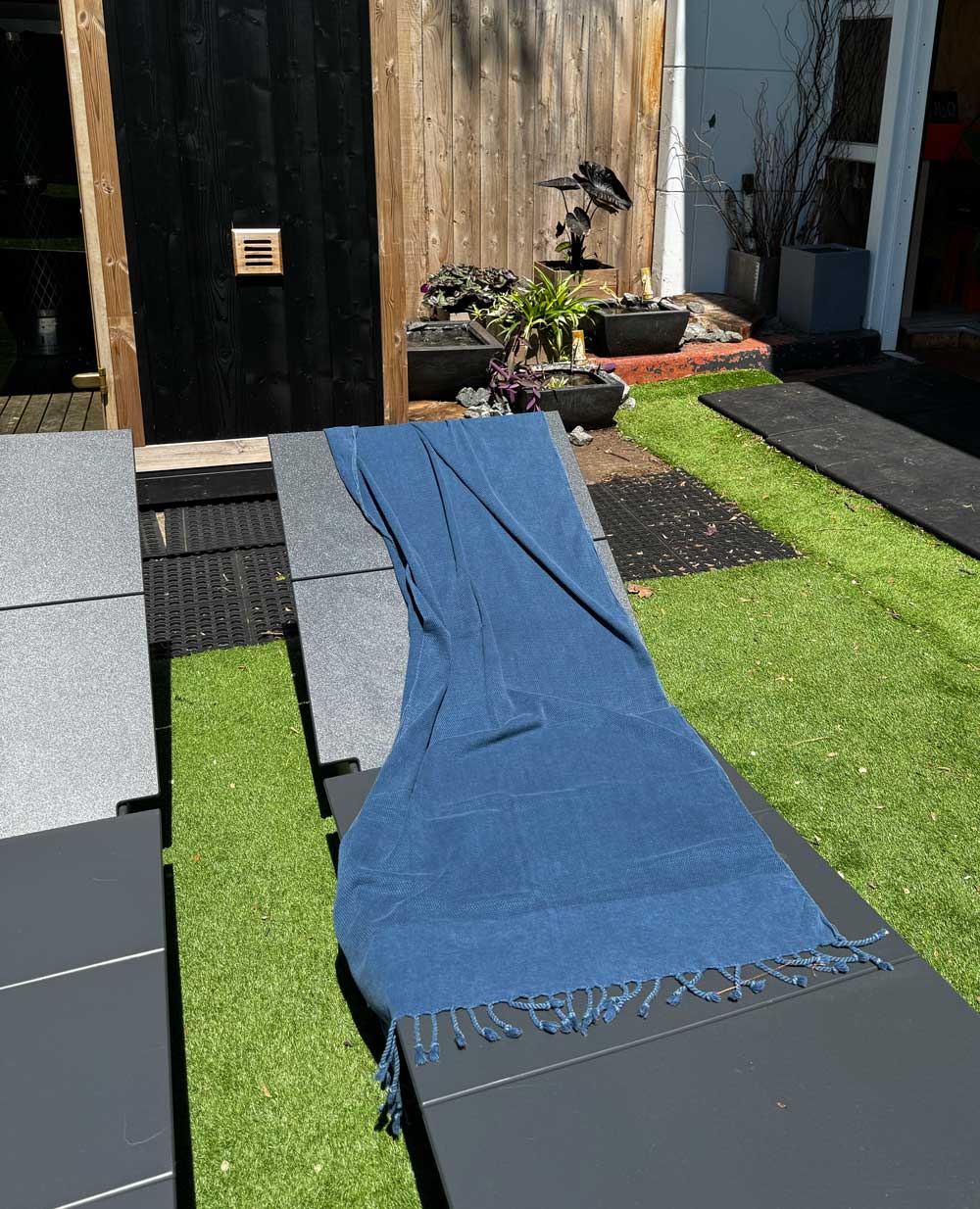 Stonewash Coral Turkish Towel - Superior Saunas