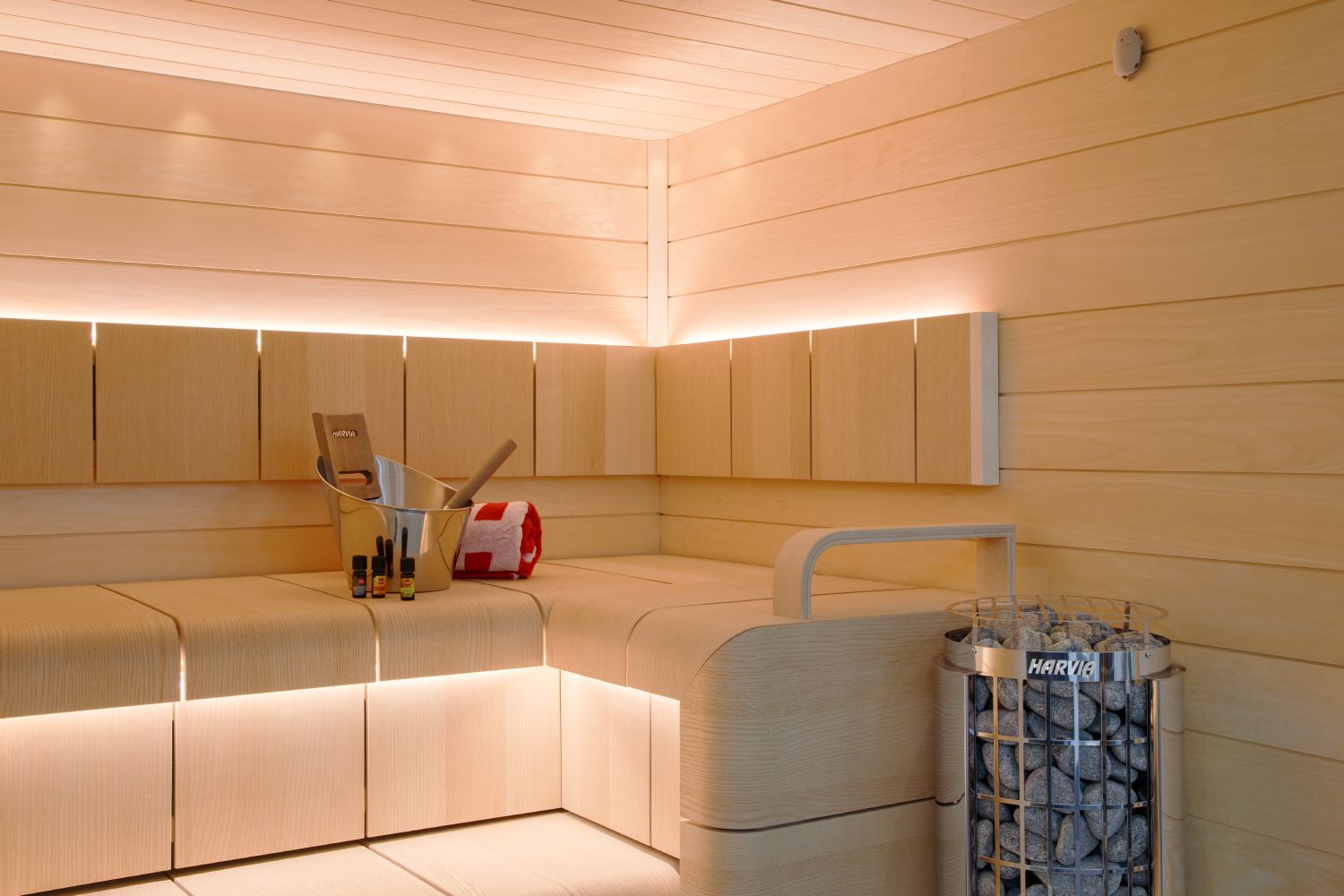 Harvia Cilindro PC80E 8KW Sauna Heater - Superior Saunas