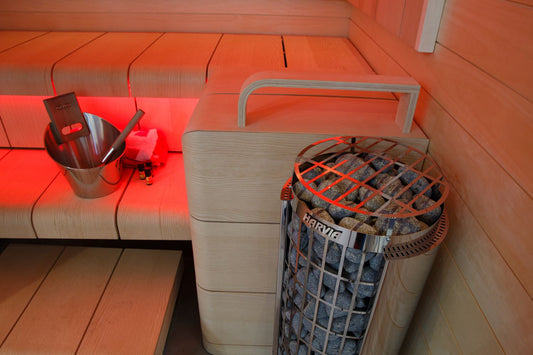 Harvia Cilindro PC80E 8KW Sauna Heater - Superior Saunas