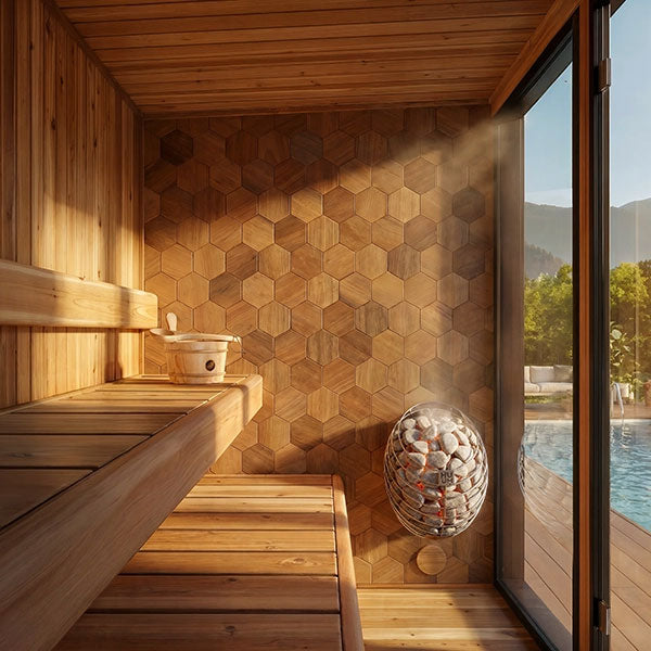Astra Mini Sauna (6′ x 5′) - Superior Saunas