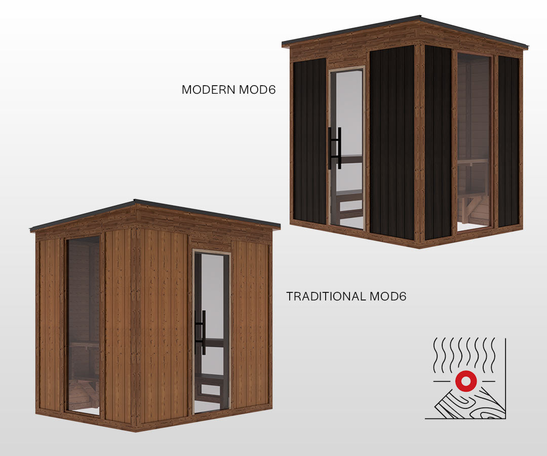 Thermory Mod6 Traditional Social - Superior Saunas