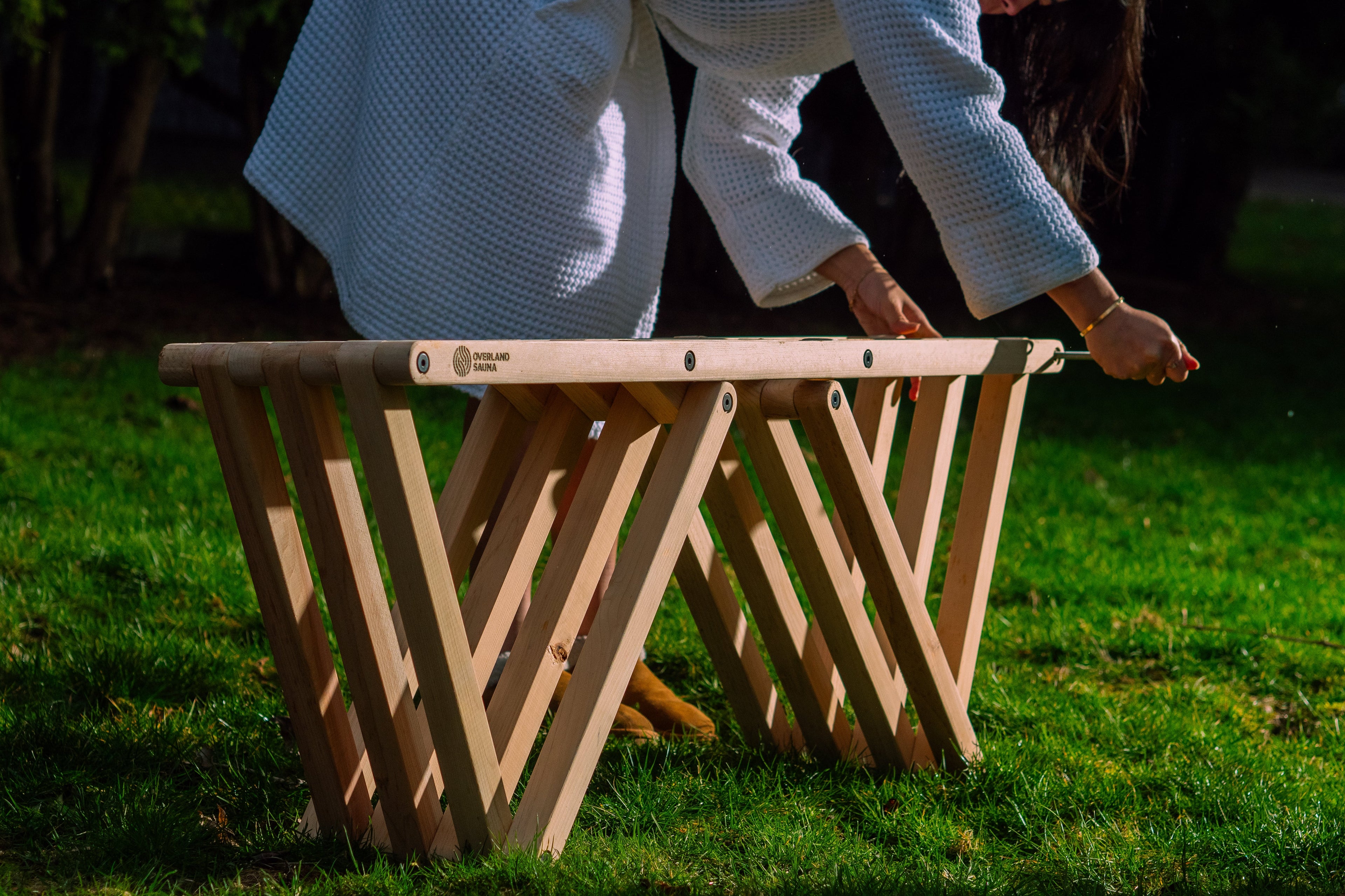 Overland, Sauna Cedar Bench
