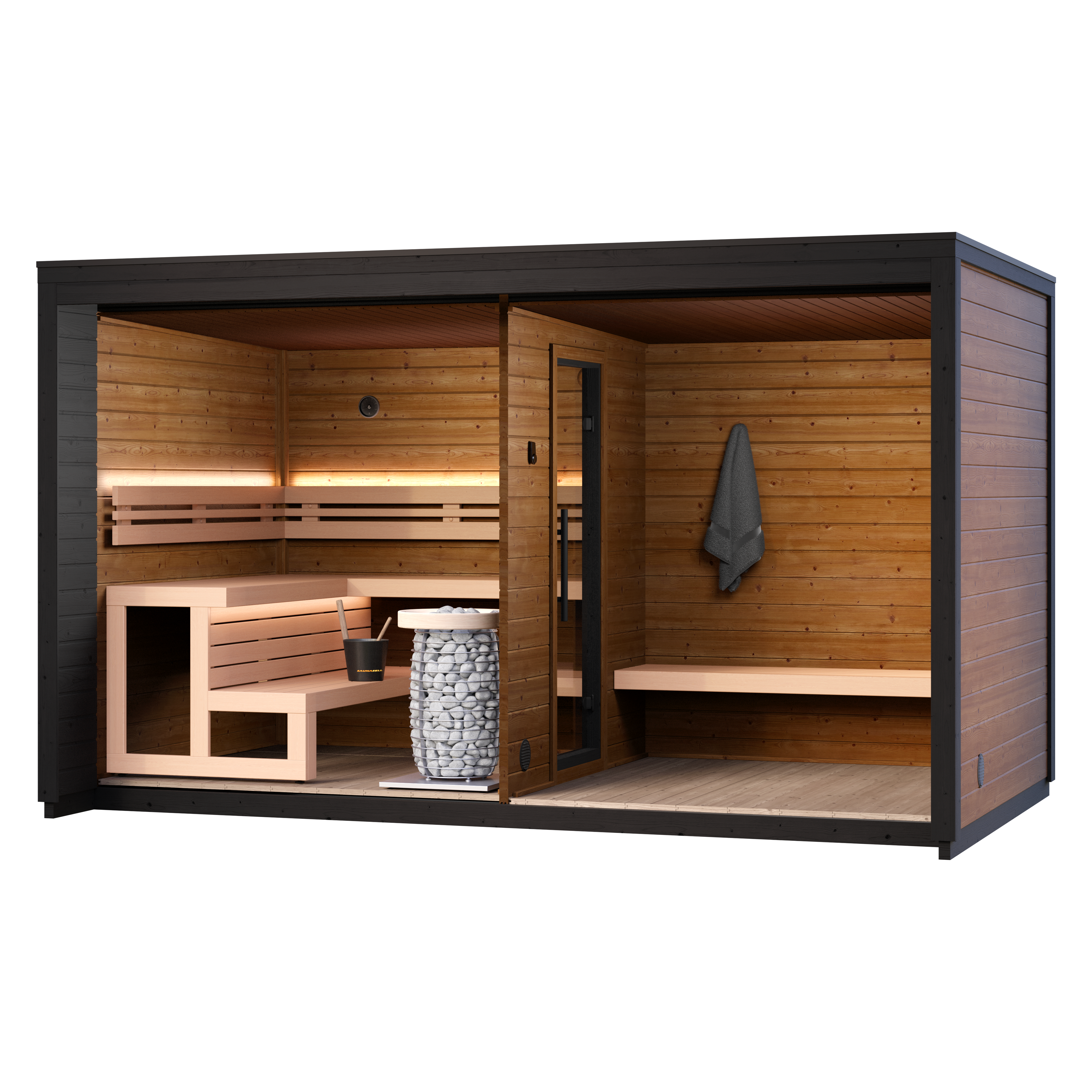 Leil, Patio L DIY Sauna kit