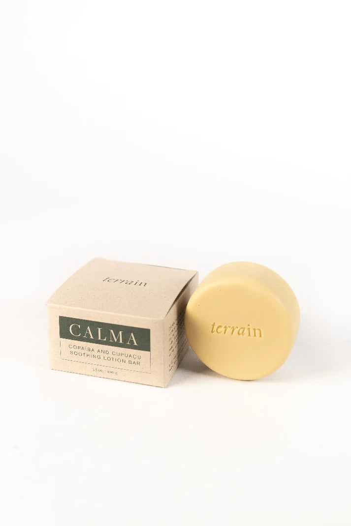 TERRAIN - C A L M A . Soothing Lotion Bar with Copaiba and Cupuacu