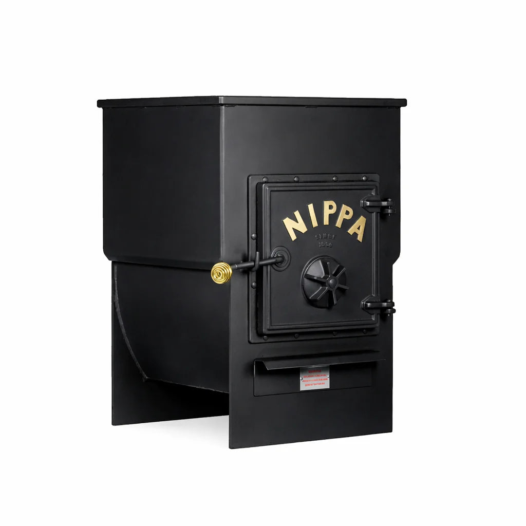 Nippa WB-15 Wood Stove with 10" Firing Extension - Superior Saunas