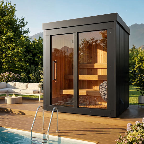 Astra Mini Sauna (6′ x 5′) - Superior Saunas