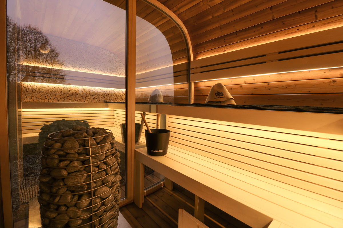 Round Cube Double DIY Sauna kit