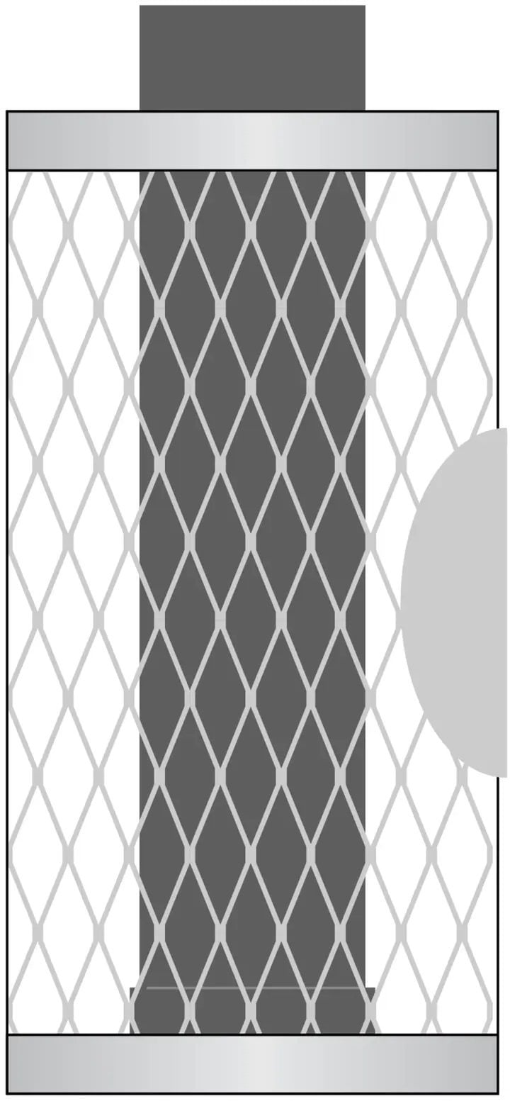 IKI Plus Bundle: Cage & Stove Pipe with Rocks