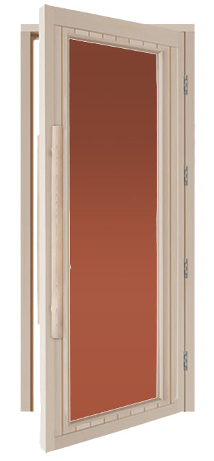 Superior Saunas: Sauna Door - Aspen Full Bronze Glass ADA Door 36" x 80"