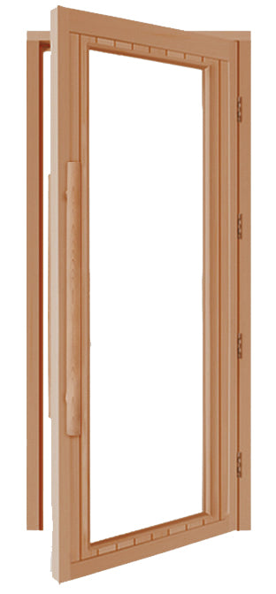 Cedar Full Clear Glass ADA Door 36" × 80" - Superior Saunas