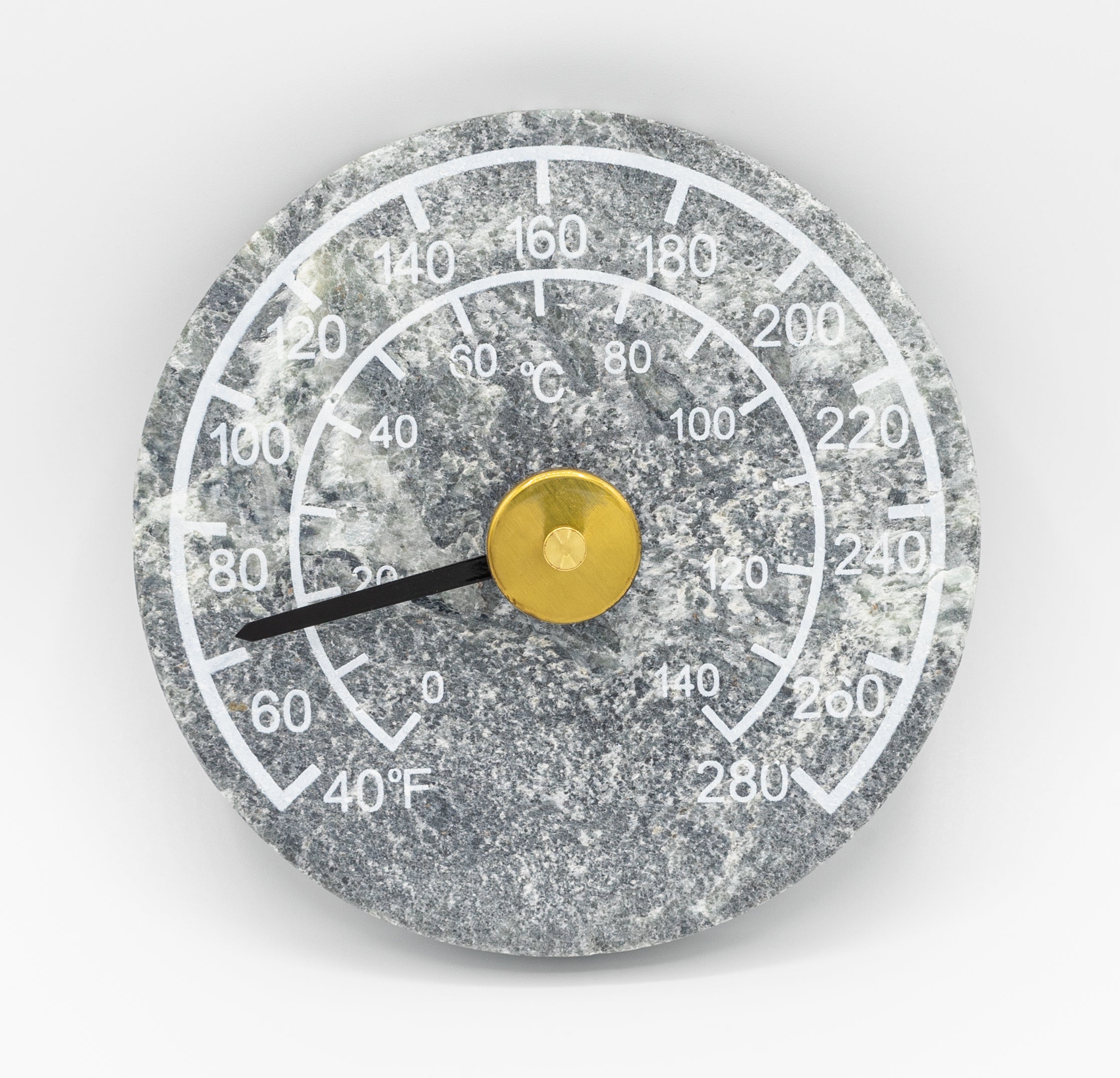 Engraved Stone Thermometer - Superior Saunas
