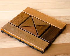 Ipe Wood Sauna Floor Tile Diamond