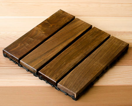 Ipe Wood Sauna Floor Tile - Superior Saunas