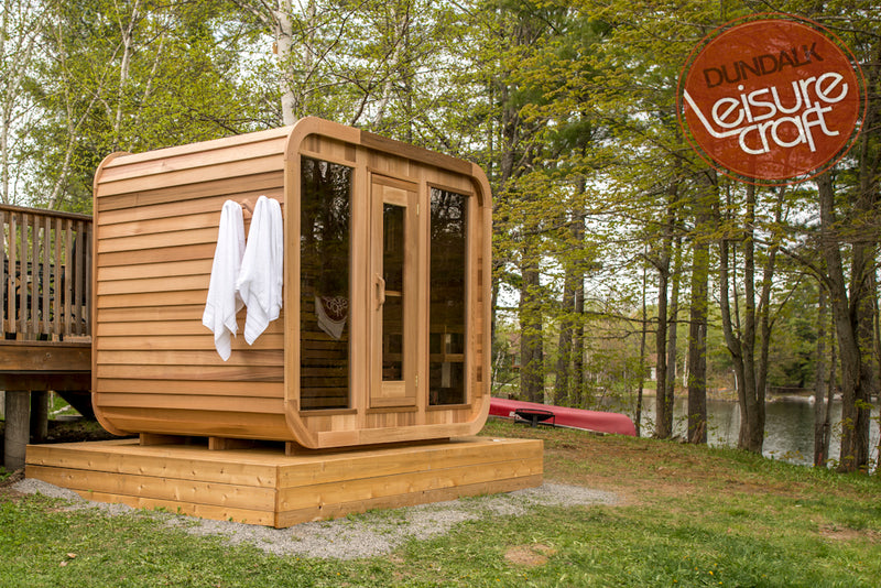 Superior Saunas: Outdoor Sauna Kit - Outdoor Luna Sauna 8 x 7
