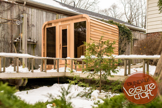 Superior Saunas: Outdoor Sauna Kit - Outdoor Luna Sauna 8 x 8