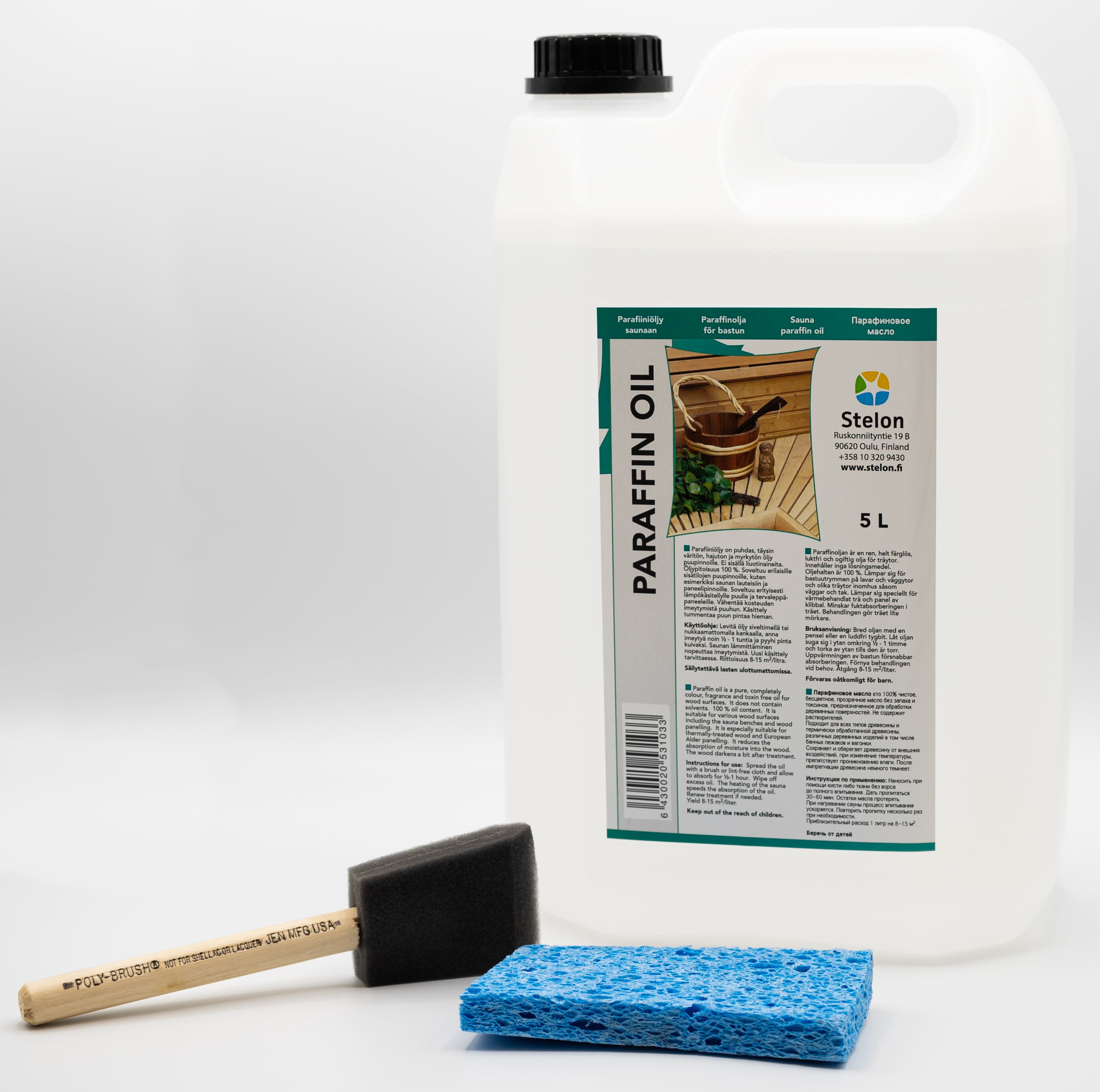Sauna Wood Oil Treatment 5 Liter Kit - Superior Saunas