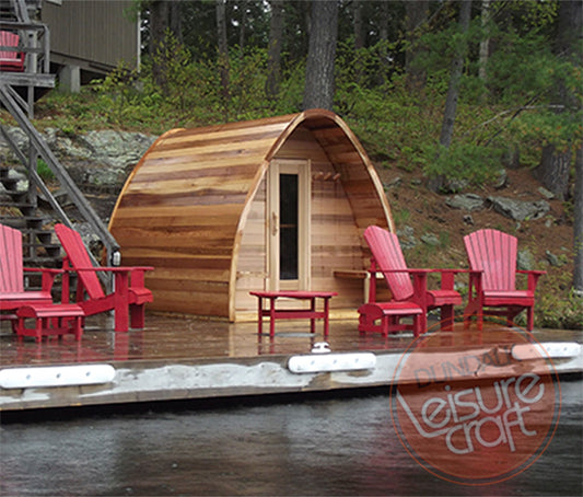 Superior Saunas: Outdoor Sauna Kit - Outdoor Pod Sauna 8 x 7