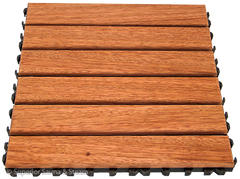Hardwood Sauna Floor Tile
