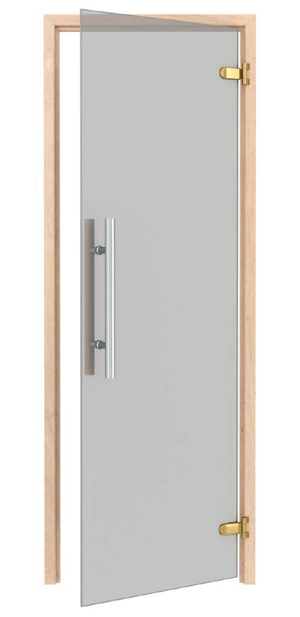 All Glass Door 24" x 72" Premium in Clear, Gray, and Bronze