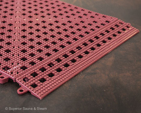 Vinyl Floor Tile Edge - Superior Saunas