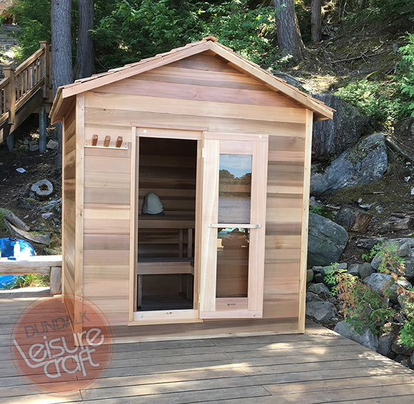 Superior Saunas: Outdoor Sauna Kit - Outdoor Cabin Sauna 4 x 6