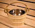 Pine Bucket Stainless Steel 1.8 Gallon - Superior Saunas