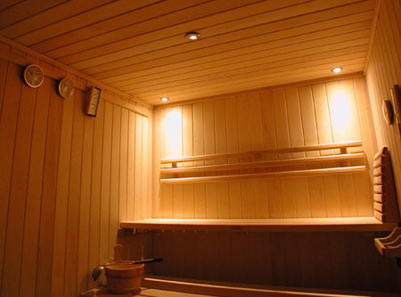 Superior Saunas: Sauna Lighting - Sauna Chrome White LED Recessed Light Kit