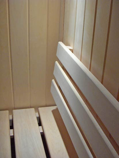 Standard Backrest Basswood - Superior Saunas