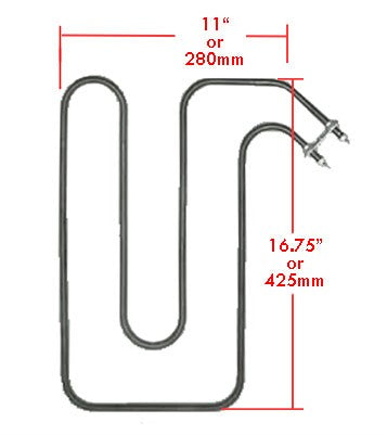 Superior Saunas: Heater Element - Sauna Heater Elements for Saunatec 4.5kw, SO / SC / BE, SEPC-93