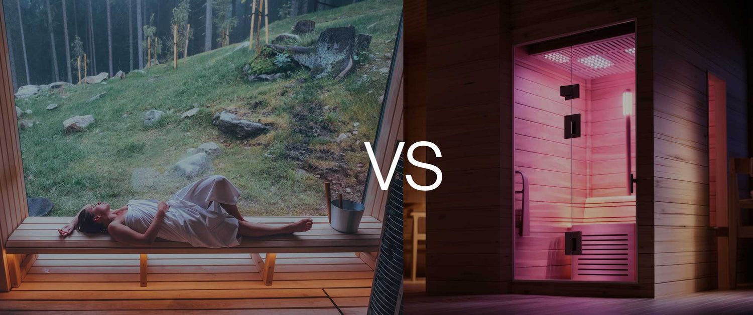 Infrared vs. Steam Saunas