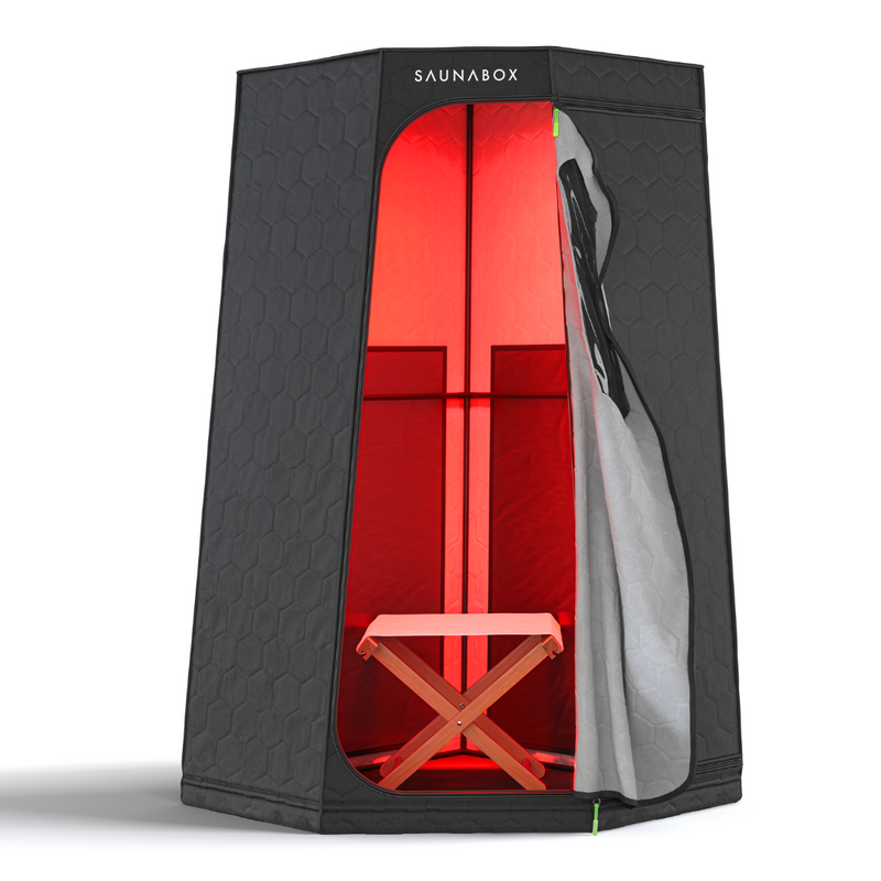 SaunaBox® Pulse PRO: Infrared Sauna with Red-light Therapy - Superior Saunas