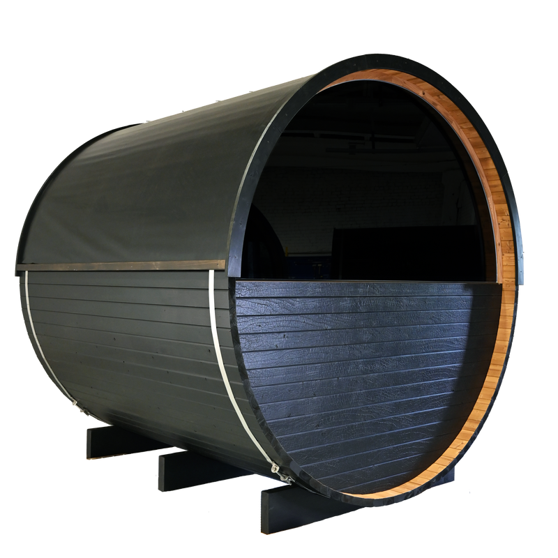 Thermory 4 person No. 52 Ignite Barrel Sauna DIY kit with window