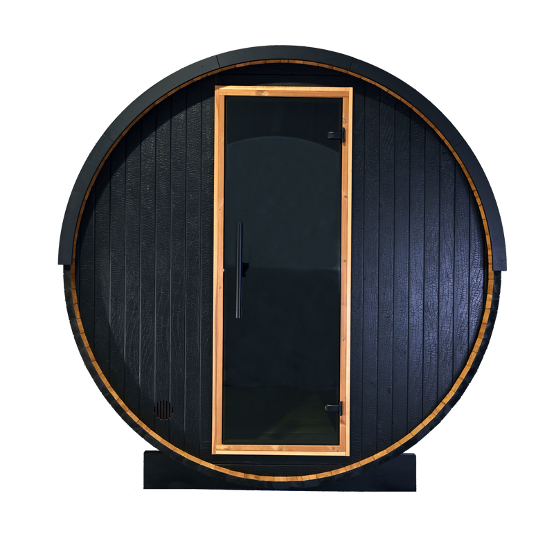 Thermory 6 person Barrel Sauna No. 62 Ignite DIY kit with window