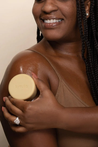 TERRAIN -A B R A C O . Nourishing Lotion Bar with Murumuru and Cocoa