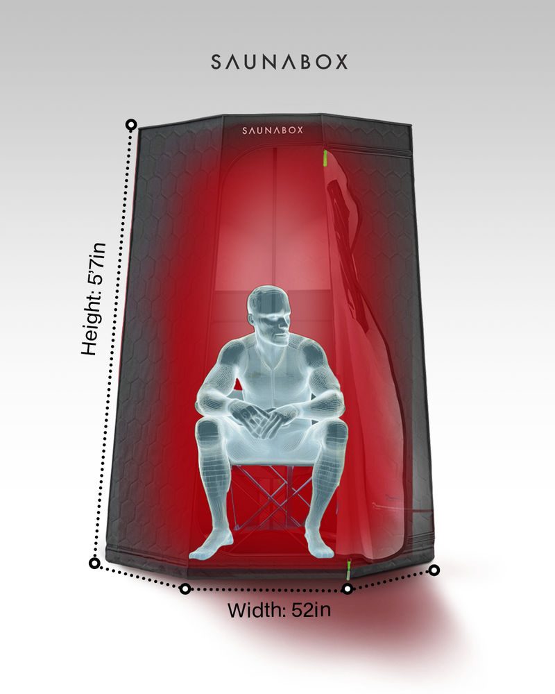 SaunaBox® Pulse PRO: Infrared Sauna with Red-light Therapy - Superior Saunas