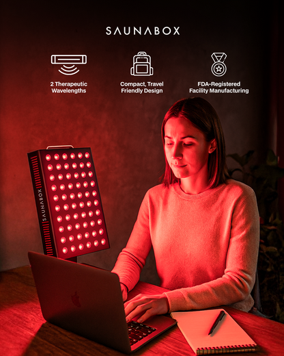 The Nova: Desktop Red Light Panel with Near Infrared - Superior Saunas