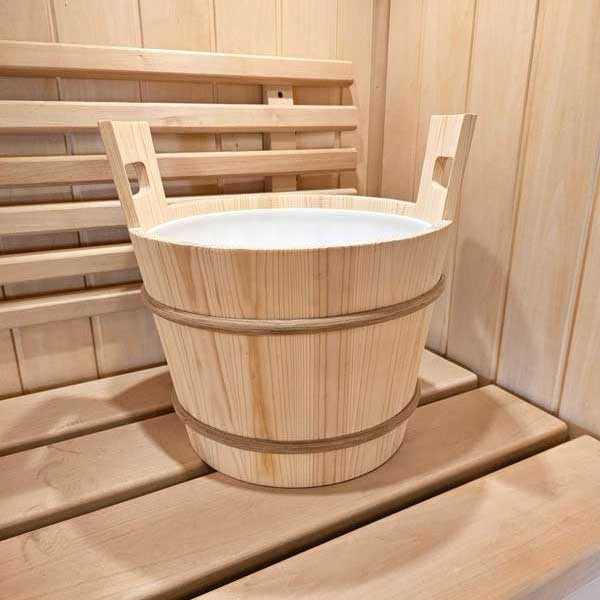 Pine Bucket 4.75 Gallon - Superior Saunas