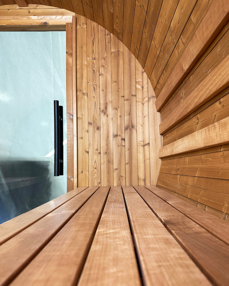 Thermory 2 Person Barrel Sauna No. 54 Ignite DIY Kit With Window